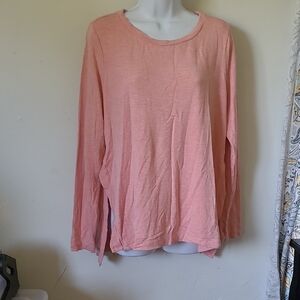 LOFT Blush Long Sleeve Top